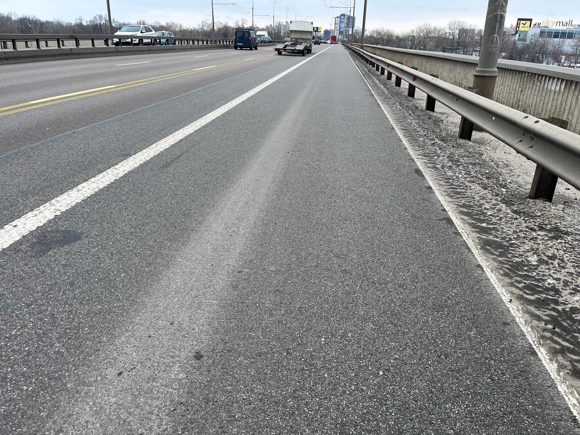 2026 audit, condition of the markings and the pavement