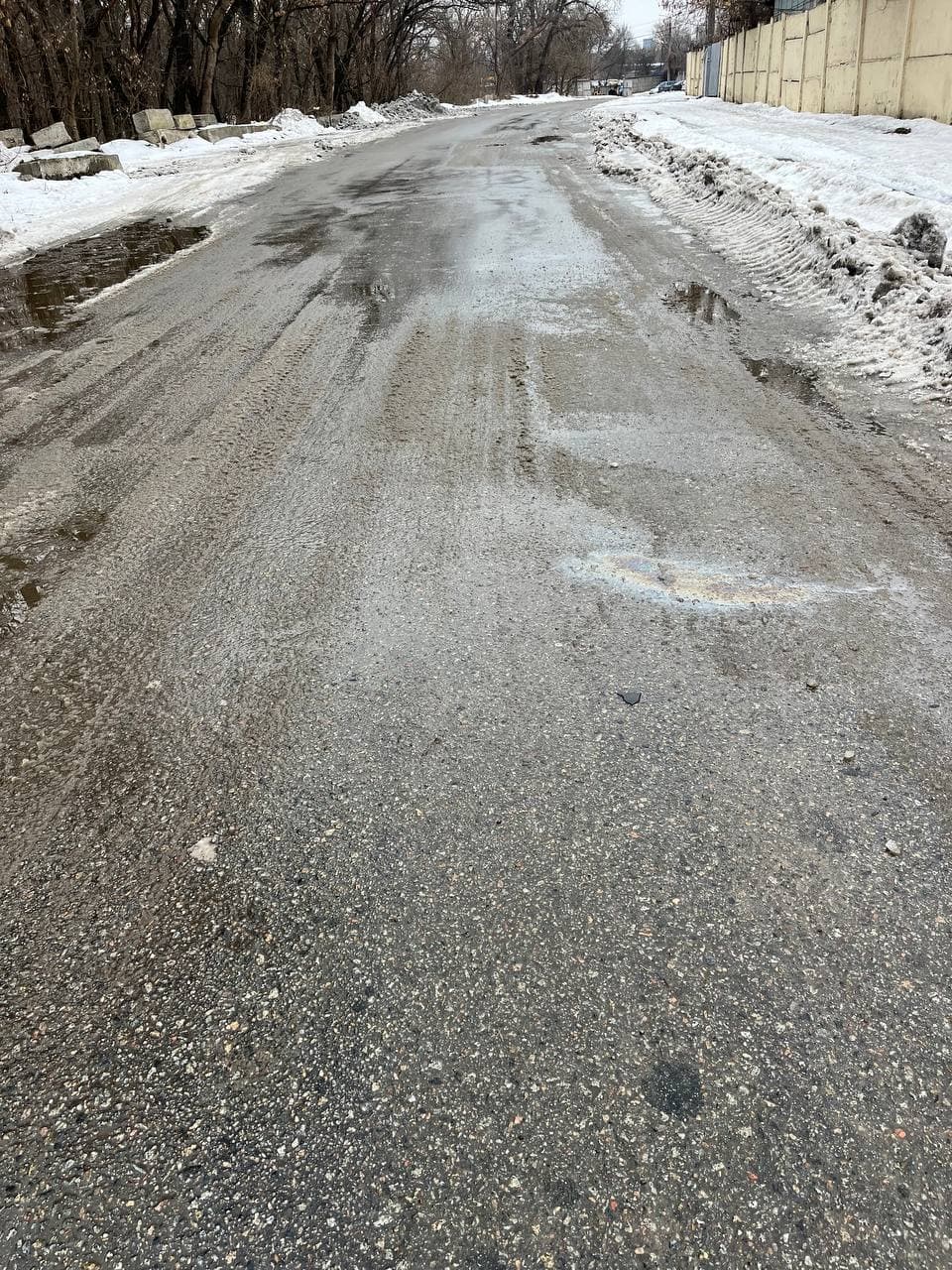 2026 audit, condition of the road, general view